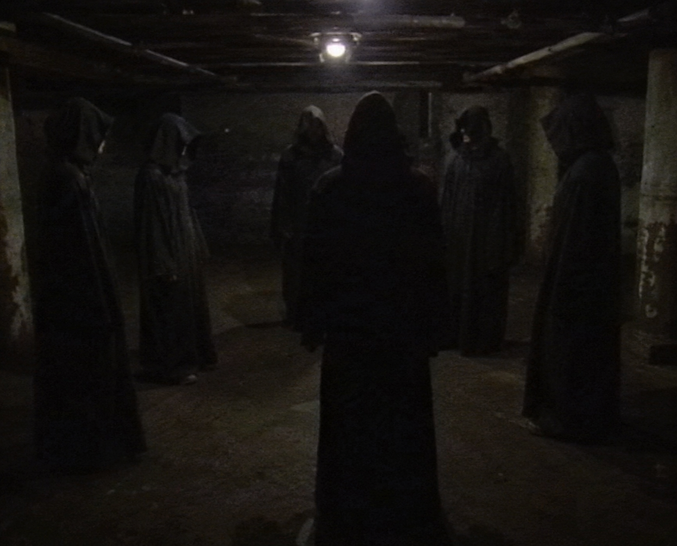 HEXchangeMart™ hexmancers chanting a hex at headquarters