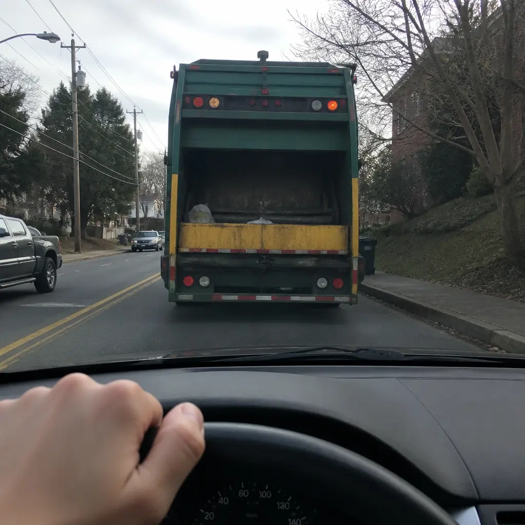 Always Behind Garbage Truck product image