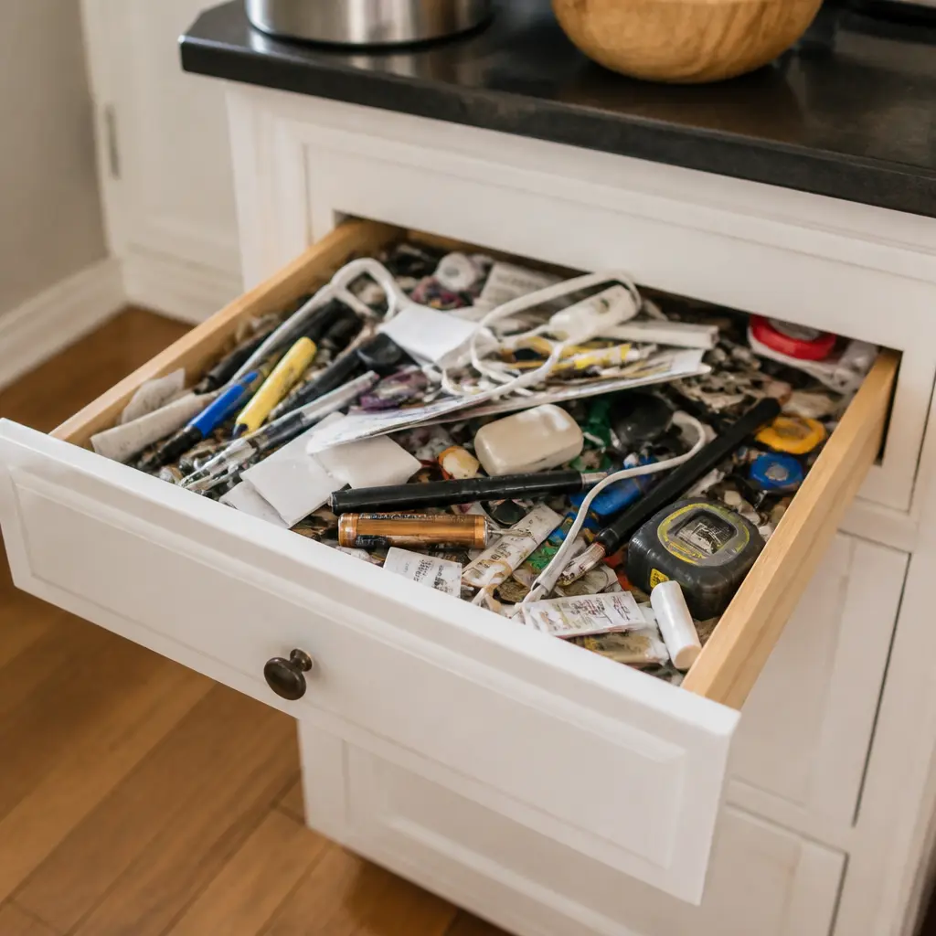 Overflowing Junk Drawer product catalog image