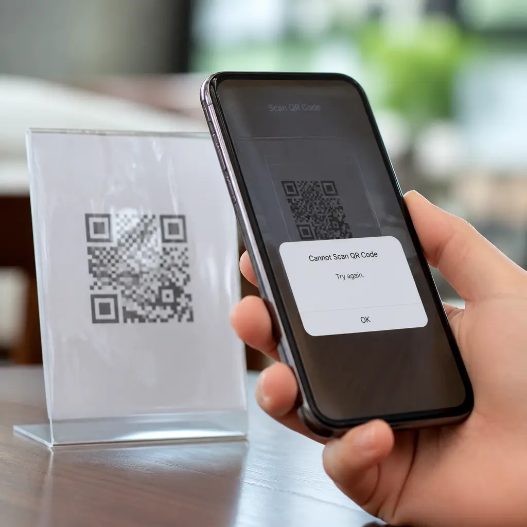 QR Code Doesn't Scan product catalog image